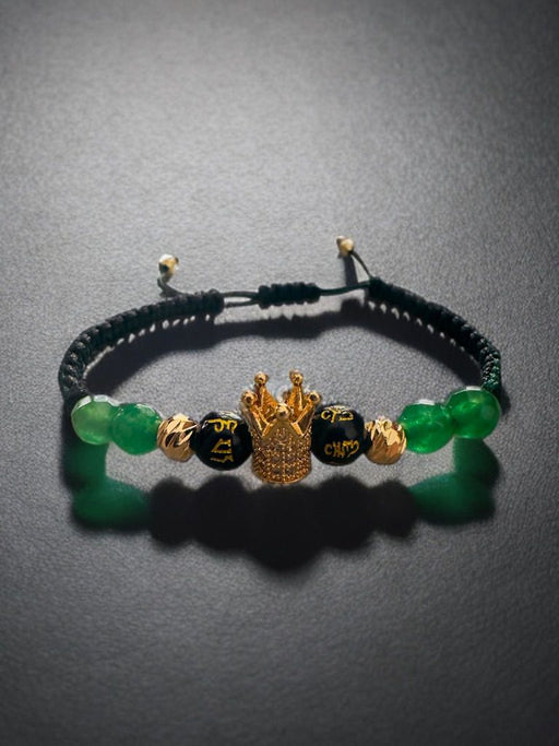 CORONA-JADE-ORO LAMINADO 18K