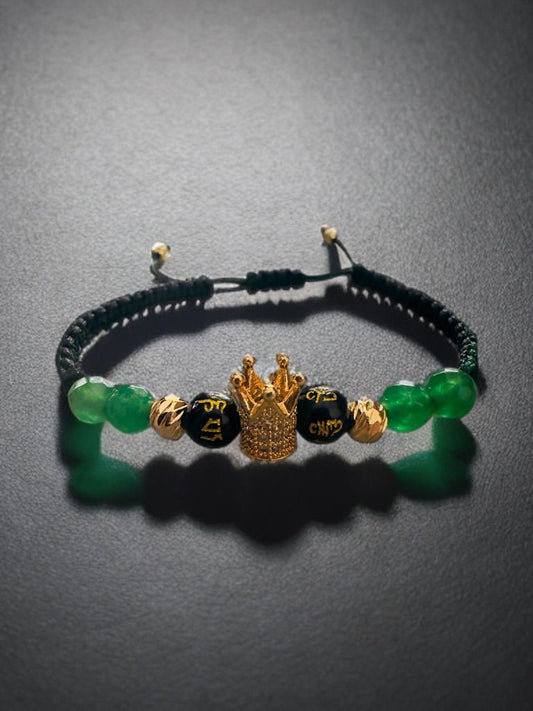 CORONA-JADE-ORO LAMINADO 18K