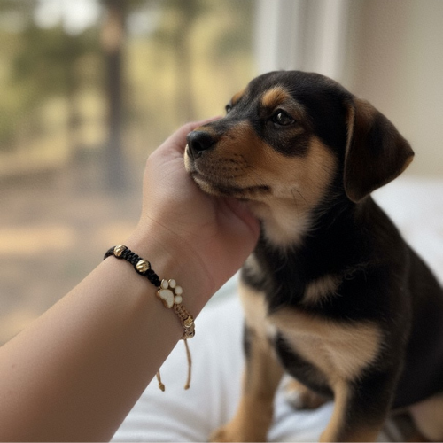 Huellita-balines ORO laminado 18k